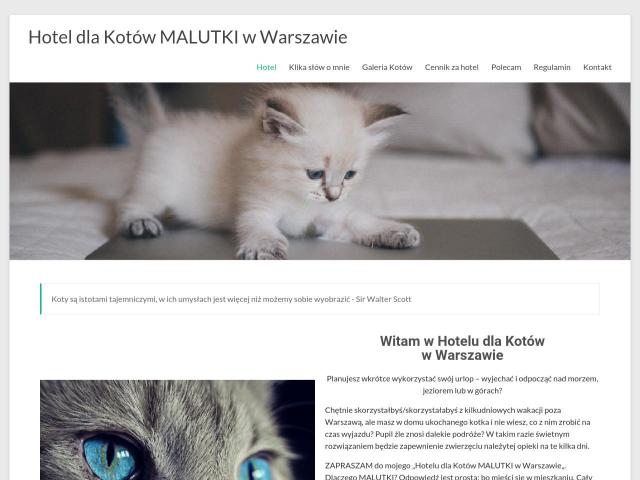 Hotel dla Kotów MALUTKI