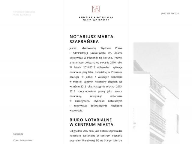 Kancelaria Notarialna Marta Szafrańska
